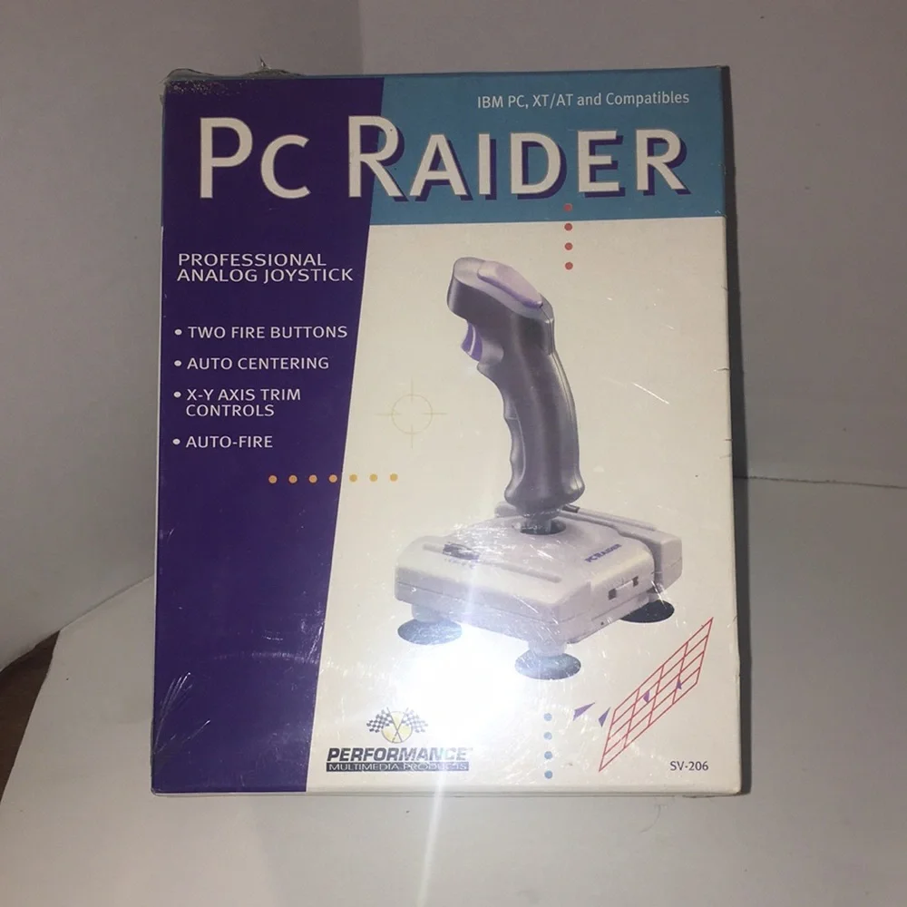 PC RAIDER PROFESSIONAL ANALOG JOYSTICK .